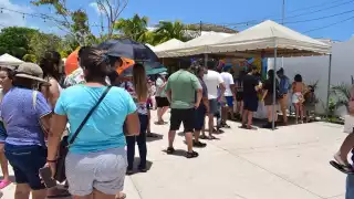 Muchos stands registraron filas para probar el Kibi ue llevaron. Foto: Jesús López