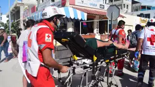 A causa del ataque epiléptico la mujer perdió brevemente el conocimiento