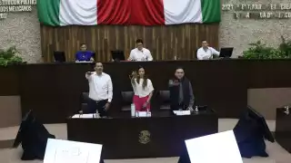 Los integrantes del gabinete de Mauricio Vila comparecen ante el Congreso Local de Yucatán.