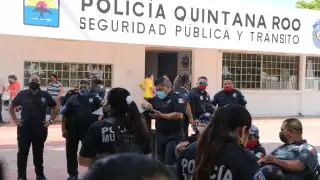 El elemento implicado, dijo ser la líder y vocal de la manifestación ocurrida recientemente durante el cambio de administración en Cozumel