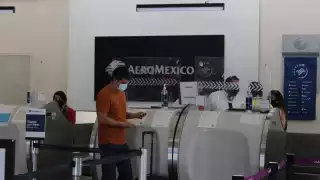 El vuelo arribó al aeropuerto de Campeche después de una hora