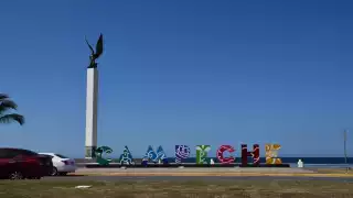 Las letras turísticas de Campeche no cuentan con iluminación por las noches