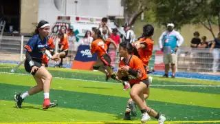 Las yucatecas de tochito bandera continúan esforzándose en el campeonato
