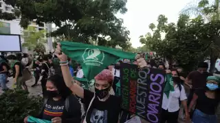 Feministas conmemoran el Día de Acción Global por un Aborto Legal y Seguro. Foto: Erick Marfil