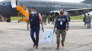 Con las dosis recibidas se suman cas 1.9 millones de dosis que llevan a Yucatán