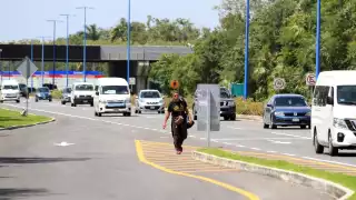 El hombre vive en Isla Mujeres