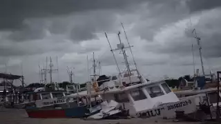Puertos de Yucatán se mantienen cerrados a la pesca por el Frente Frío número 4