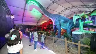 La Expo Dinosaurios en Mérida cuenta con gran diversidad de especies animatrónicas