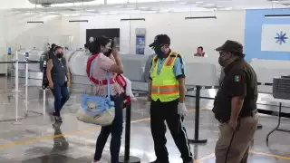 En la terminal del Aeropuerto Internacional de Campeche “Acuña Ongay” la atención de 108 mil 14 pasajeros