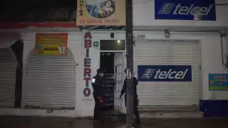 Al ser de madrugada, no hubo personas heridas