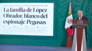 AMLO aseguró que en su gobierno no se espía a nadie, y si existe un contrato vigente con NSO Group, creador del software de espionaje Pegasus se cancelará