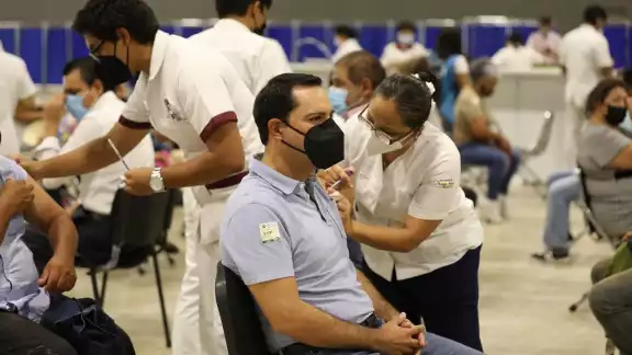 Vila Dosal recibió su primera dosis contra el Coronavirus el pasado 23 de junio Vila Dosal recibió su primera dosis contra el Coronavirus el pasado 23 de junio