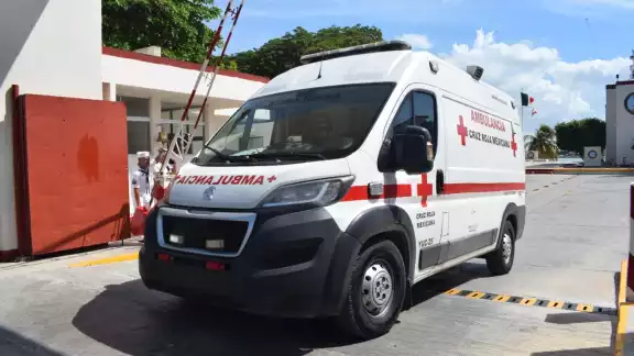 El joven fue trasladado a la Cruz Roja en Progreso El joven fue trasladado a la Cruz Roja en Progreso