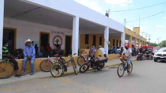 Los ejidatarios de la comisaría de Chablekal acordaron retirar el campamento instalado en las puertas del sitio Los ejidatarios de la comisaría de Chablekal acordaron retirar el campamento instalado en las puertas del sitio