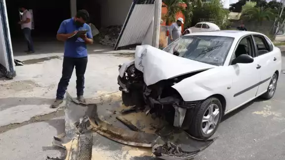 Por fortuna no se registraron lesionados, en el lugar se encuentran agentes de la Secretaría de Seguridad Pública SSP Por fortuna no se registraron lesionados, en el lugar se encuentran agentes de la Secretaría de Seguridad Pública SSP