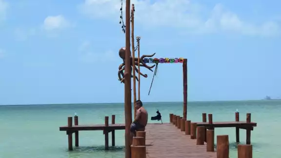 Pescadores señalaron que el predio no ha sido atendido tras el paso de Grace Pescadores señalaron que el predio no ha sido atendido tras el paso de Grace