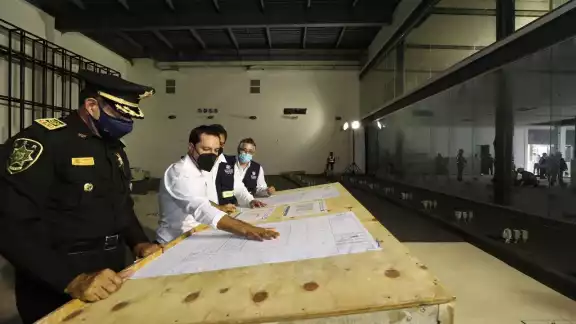 El gobernador de la entidad supervisó el equipamiento del C5i