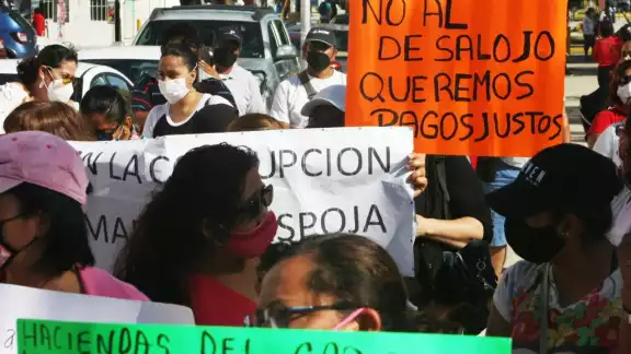 Luchan por no más desalojos por corrupción
Luchan por no más desalojos por corrupción