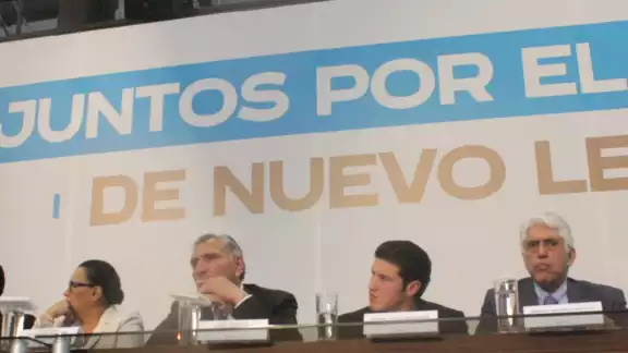 Adán Augusto López confirmó los trabajos para hacerle frente a la crisis de agua en Nuevo León. Foto: Cortesía Adán Augusto López confirmó los trabajos para hacerle frente a la crisis de agua en Nuevo León. Foto: Cortesía