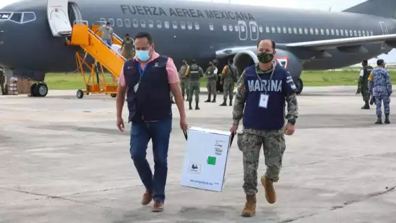 Con las dosis recibidas se suman cas 1.9 millones de dosis que llevan a Yucatán Con las dosis recibidas se suman cas 1.9 millones de dosis que llevan a Yucatán