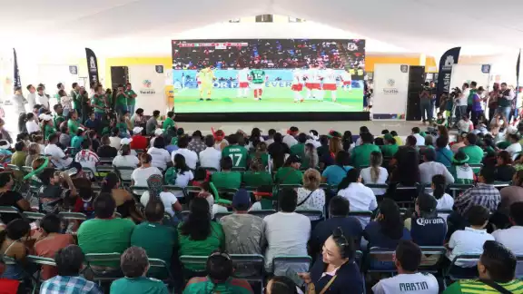 Todo Yucatán se paralizó para ver el primer partido de Henry Martín en un Mundial