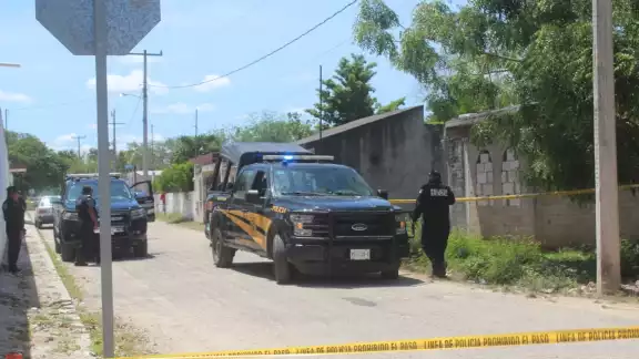 La Policía Municipal de Tizimín se encargó de acordonar el área