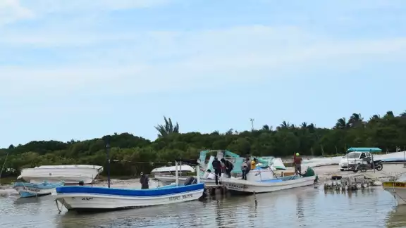 Este jueves los hombres del mar de Celestún regresaron a las actividades