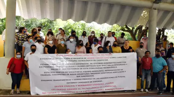 Sindicalizados del TecNM denunciaron el abandono en el que se encuentran las instalaciones de la escuela Sindicalizados del TecNM denunciaron el abandono en el que se encuentran las instalaciones de la escuela