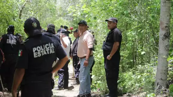El presidente municipal de Huhí, Roger Benítez, dio a conocer la captura del 'Chicote, hombre acusado de feminicidio El presidente municipal de Huhí, Roger Benítez, dio a conocer la captura del 'Chicote, hombre acusado de feminicidio