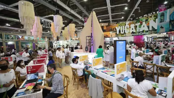 El pabellón de Yucatán del Tianguis Turístico en Acapulco fue de los más visitados