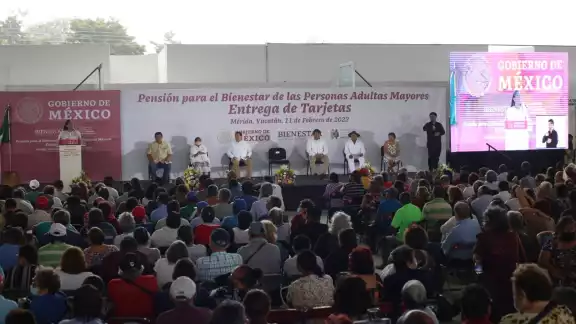 Mil abuelitos de Yucatán comenzarán a cobrar su pensión del Bienestar Mil abuelitos de Yucatán comenzarán a cobrar su pensión del Bienestar