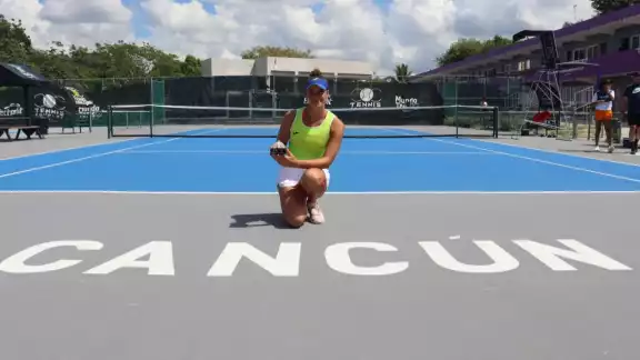 La deportista sudamericana obtuvo la victoria con dos sets pares en Cancún, lo que la catapultó hacia el US Open Junior