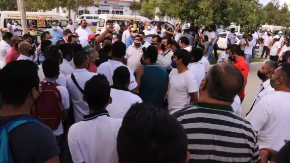 Los choferes se muestran inconformes con situaciones diversas