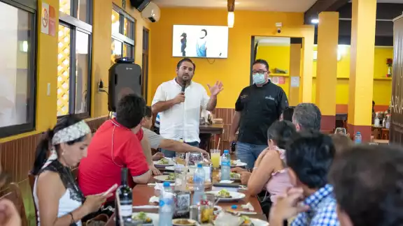 La intención surgió tras la reunión con el promotor Fabián Romero La intención surgió tras la reunión con el promotor Fabián Romero