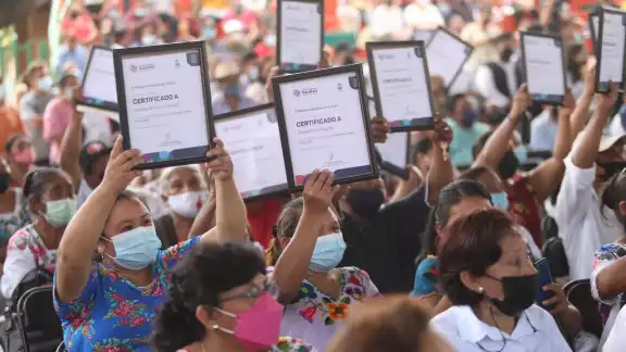 Hasta el momento, se han entregado 24 mil acciones de vivienda en los municipios de Yucatán