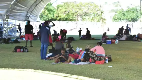 El sábado pasado, dejaron la ciudad cerca de 100 migrantes, principalmente haitianos El sábado pasado, dejaron la ciudad cerca de 100 migrantes, principalmente haitianos