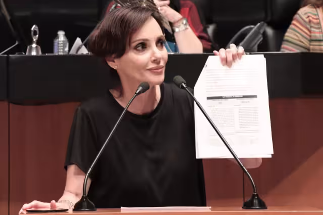 Lilly Téllez quiso poner en jaque a la secretaria de Seguridad Pública Rosa Icela Rodríguez Durante su comparecencia