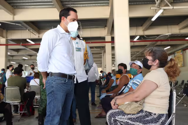 Mauricio Vila informa que , en Yucatán las vacunas avanza a buen ritmo resultado de las constantes
