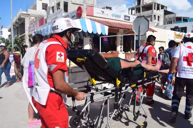 A causa del ataque epiléptico la mujer perdió brevemente el conocimiento