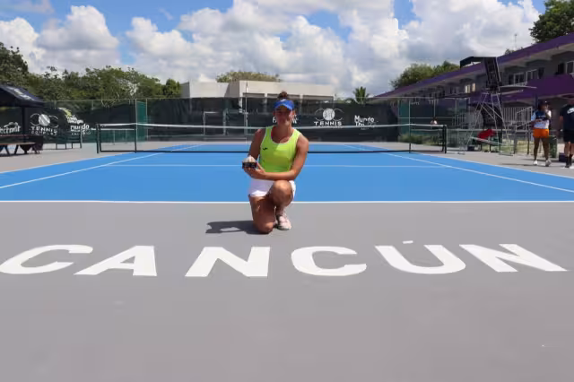 La deportista sudamericana obtuvo la victoria con dos sets pares en Cancún, lo que la catapultó hacia el US Open Junior