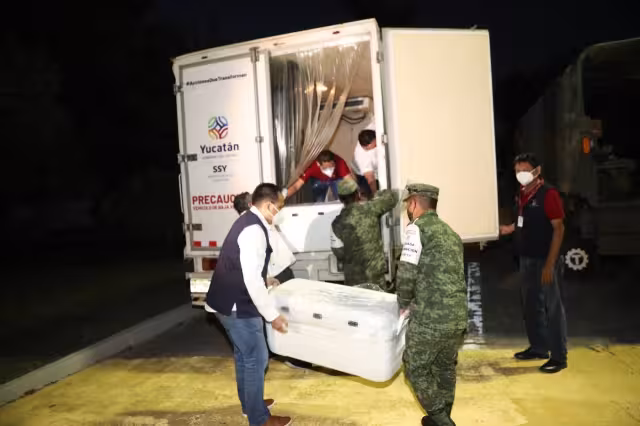 Hasta el momento se desconoce la hora de llegada de las dosis