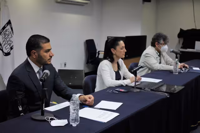 Omar García Harfuch reapareció en compañía de Claudia Sheinbaum (@OHarfuch)