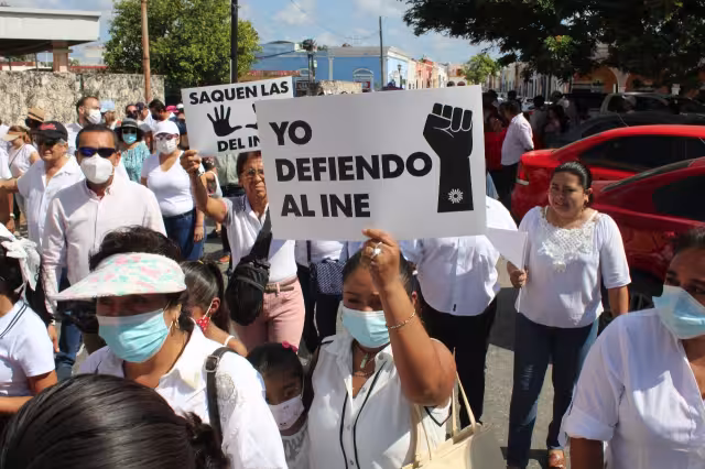 El senador Arturo Moo Cauich dijo que el INE “ya está más que tocado”