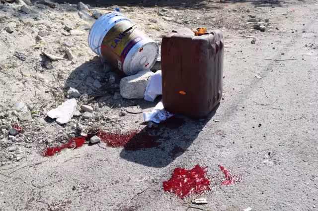 La joven terminó con una herida muy profunda