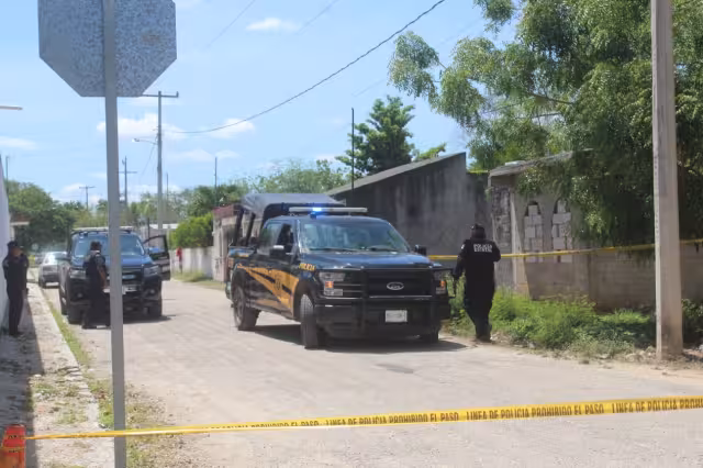 La Policía Municipal de Tizimín se encargó de acordonar el área