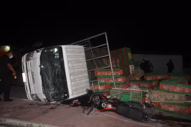 Los pollos terminaron regados en la comisaría de Colonia Yucatán en Tizimín