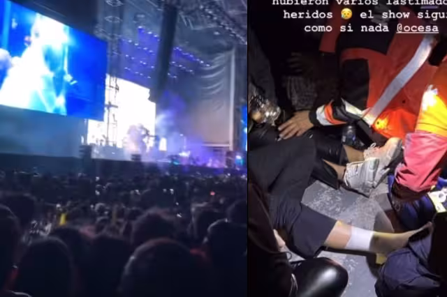 Fans de Lana del Rey sufren terrible caída en el Foro Sol