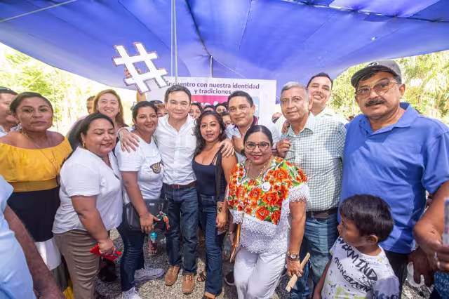 El político vallisoletano fue recibido en un gran ambiente, con muestras de aprecio y calidez