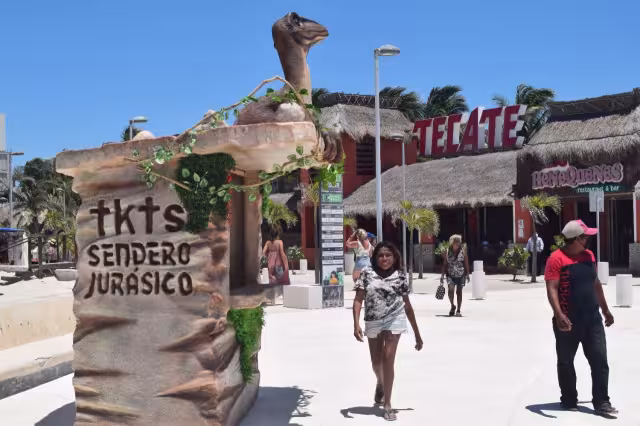 Ayer se instaló el primer módulo de venta de entradas para el Sendero Jurásico de Chicxulub