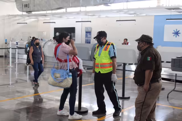 En la terminal del Aeropuerto Internacional de Campeche “Acuña Ongay” la atención de 108 mil 14 pasajeros